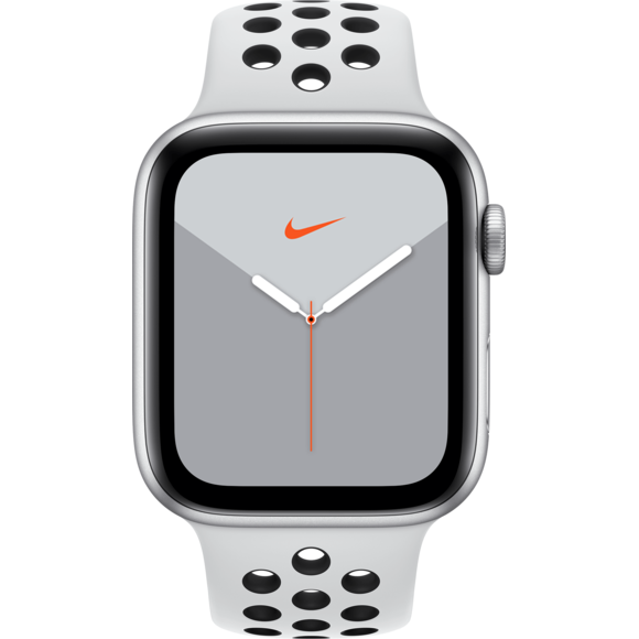 APPLE - Watch 5 Nike - 44 - Alu argent / Bracelet Sport Platine pur/Noir -  Multi Media Magasin